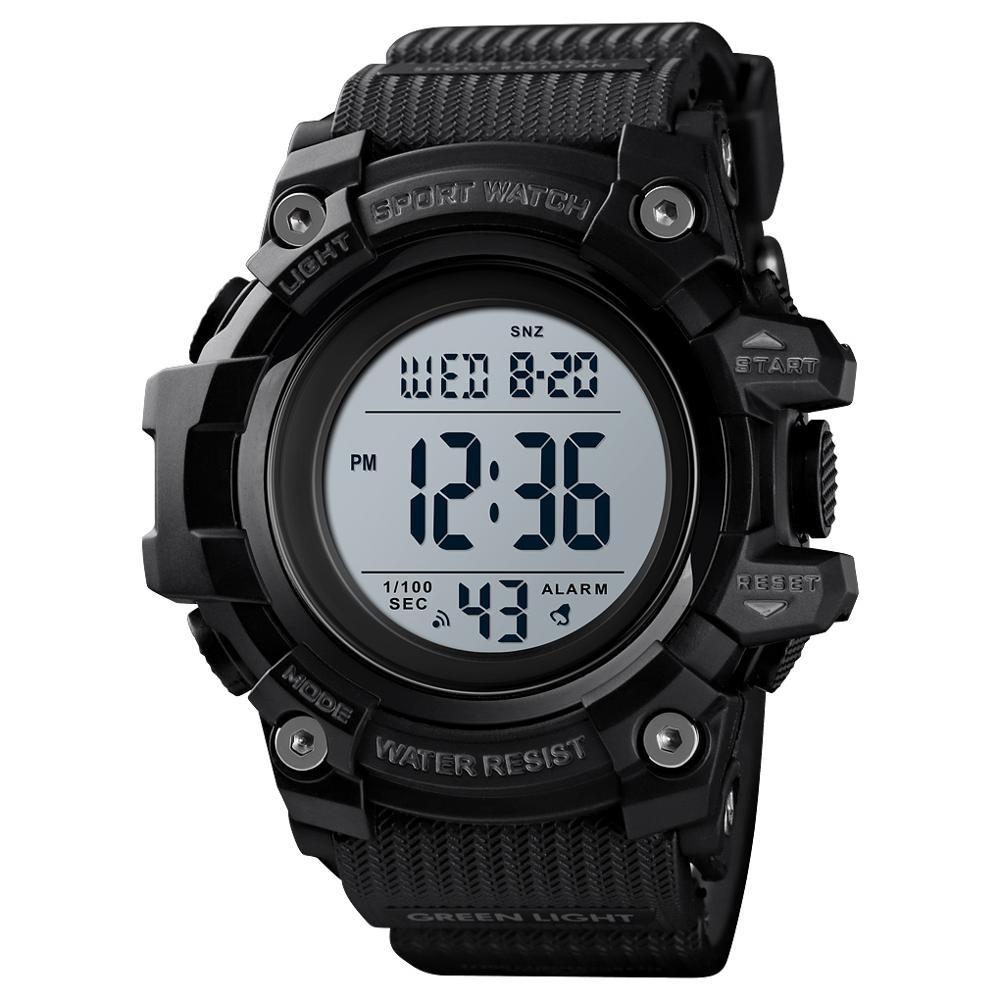SKMEI 1552 Fashion Men Sport Watch Luxury Watches Stopwatch Countdown Digital Watch 50Bar Waterproof Military Watch Clock For Mens
