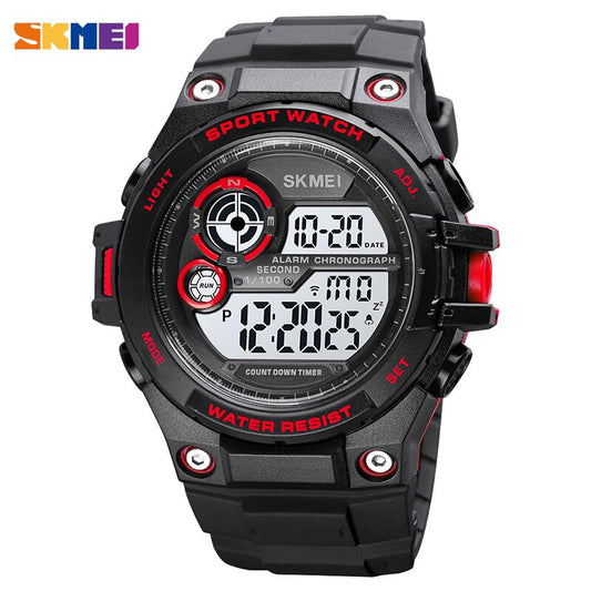SKMEI 1759 2021 New Sport Watches 100M Waterproof Digital Watch Fashion Countdown Chrono Clock Men Casual LED Display Hour Reloj Hombe