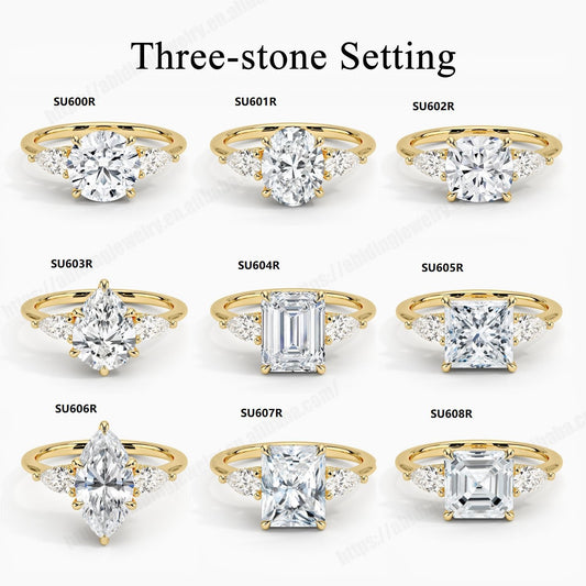 18K Gold Lab-Grown Diamond Ring