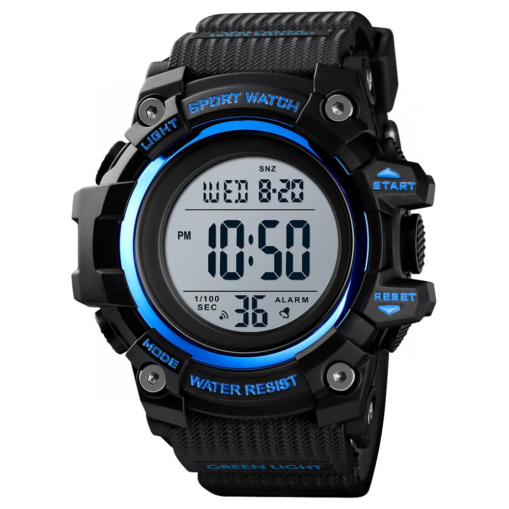 SKMEI 1552 Fashion Men Sport Watch Luxury Watches Stopwatch Countdown Digital Watch 50Bar Waterproof Military Watch Clock For Mens