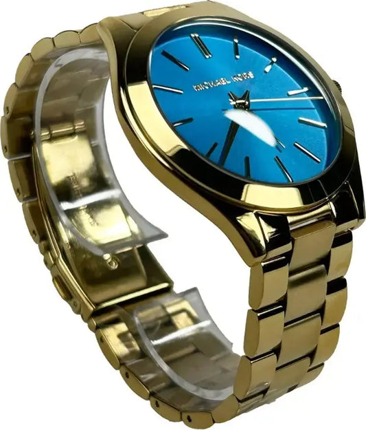 Michael Kors
SLIM RUNWAY STAINLESS STEEL WATCH MK3265 BLUE GOLD