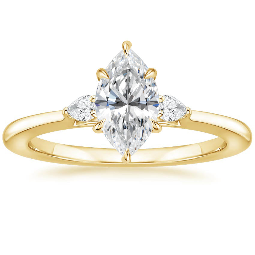 18K Gold Lab-Grown Diamond Ring
